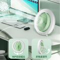 small fan desktop foldable mini for home dormitory special hanging bed night light charging shaking head circulation fan
