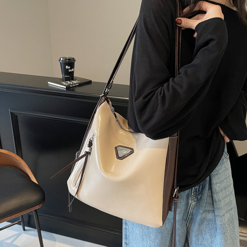 Large capacity backpack women's autumn and winter new casual shoulder crossbody bag commuter multifunctional tote bag versatile backpack