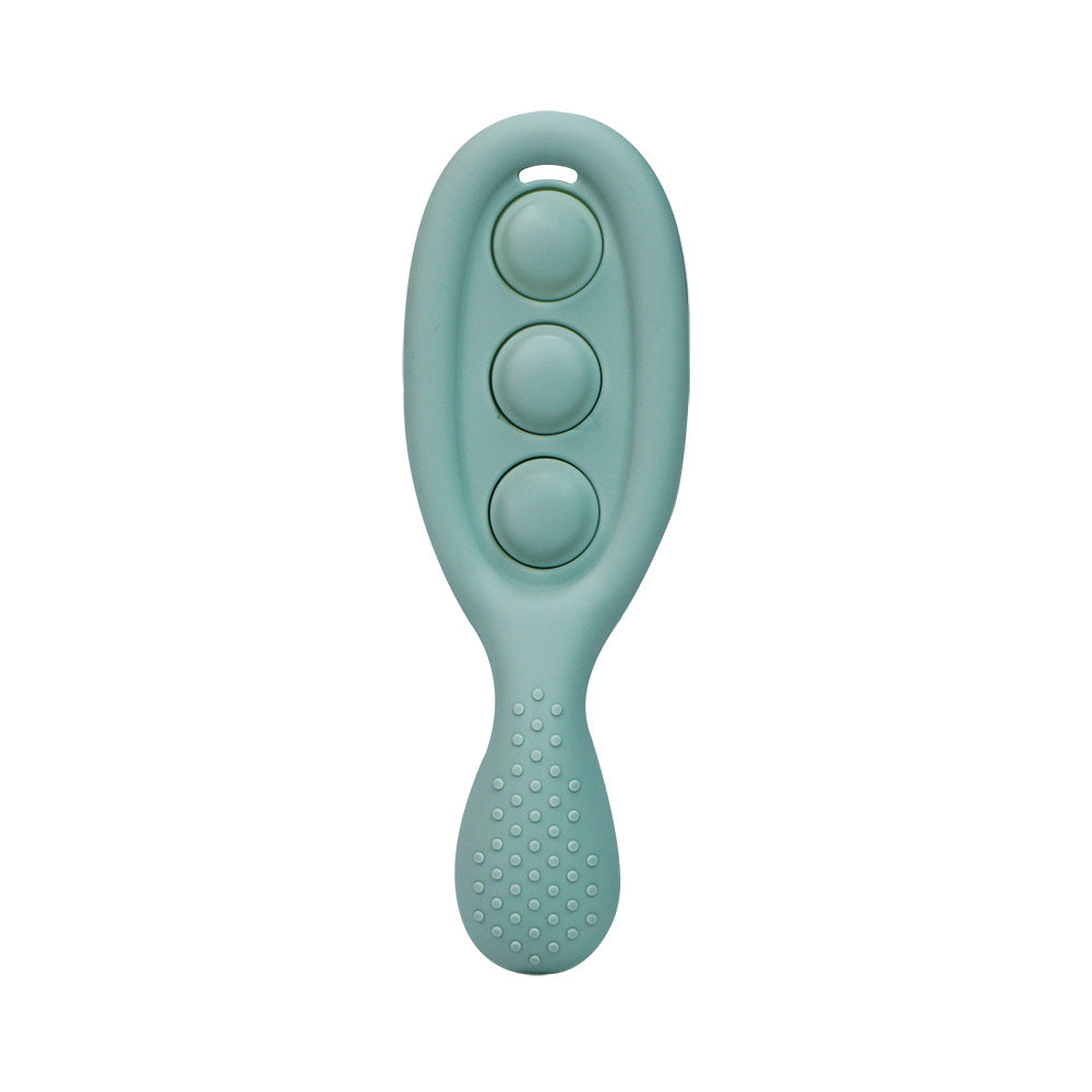 new food-grade silicone teether baby teething stick anti-eating hand security bite fun maternal and infant products wholesale