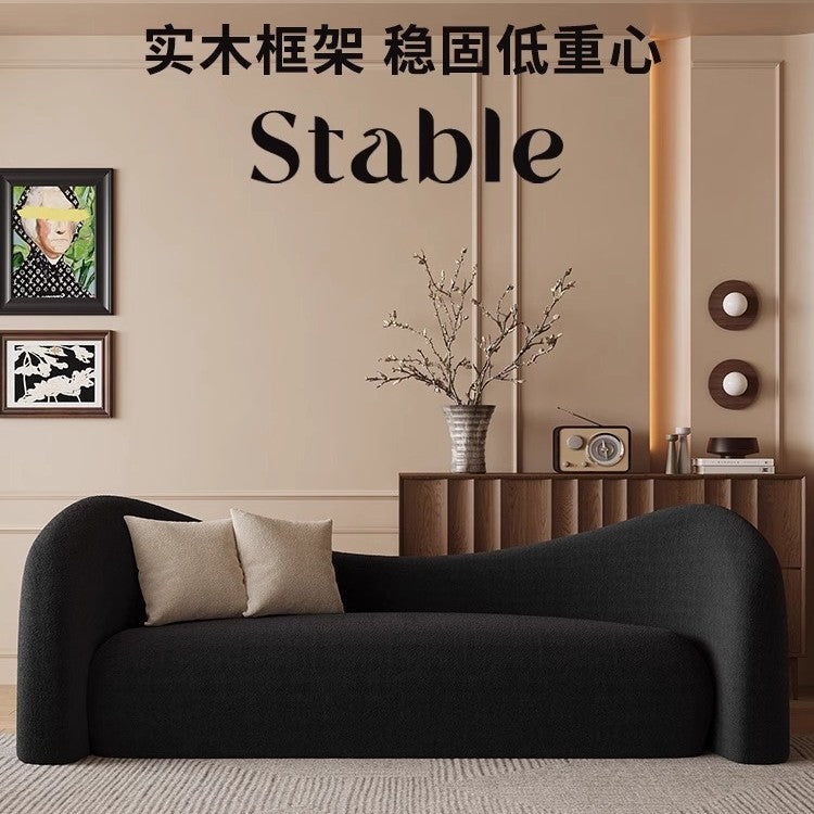 Scandinaviannew arrival fabric sofa living room beauty salon reception net benchcasual cashmere sofa combination