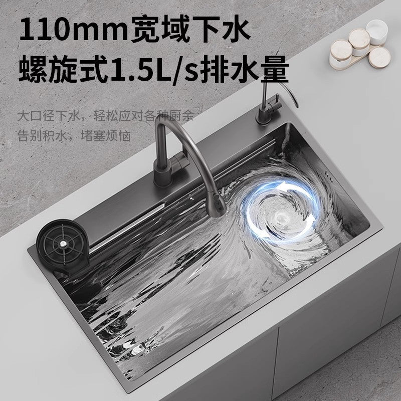 New arrival slag sink large single slot thickenedsus304 stainless steel for home kitchen sink sink sink