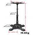 Large four tiger claws + solid column + cast iron rice-shaped bracket