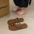 2024 new women's thong sandals - summer outdoor fashion, trendy flat casual flip-flops, beach slippers