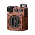 Retro radio bluetooth speaker subwoofer - high volume, card & usb playback, 3d surround sound, high-fidelity retro mini speaker
