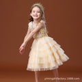 Custom-made girls' formal dresses, cake skirts, black swan tutu dresses, european and american style puffy skirts, children's birthday girl dresses