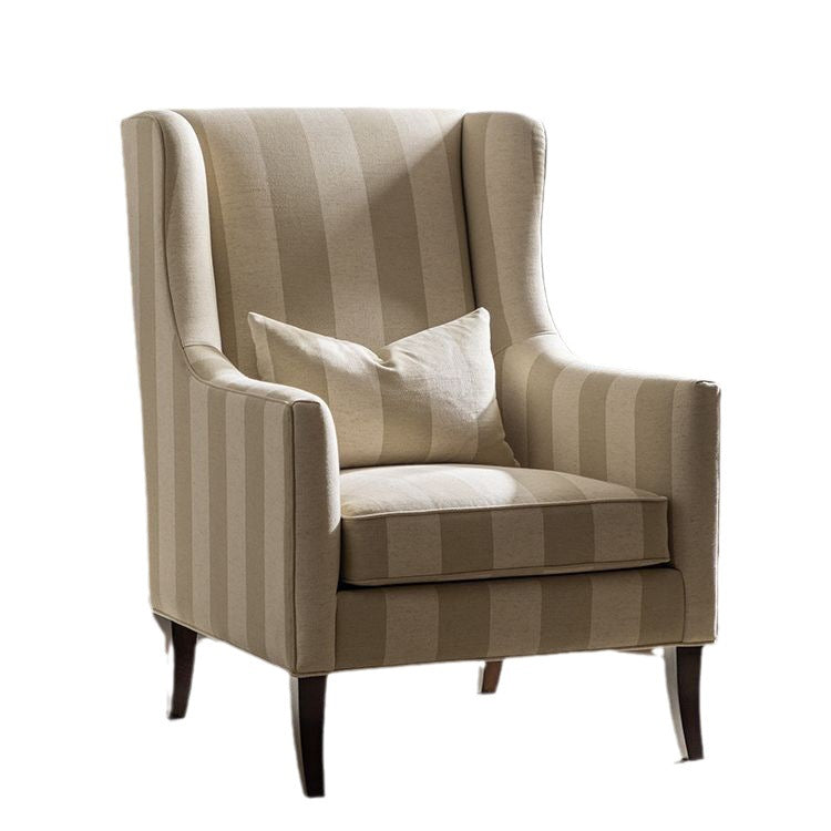 American light luxury small apartment leisure tiger chair simple balcony single fabric sofa designer high back chair all-inclusive