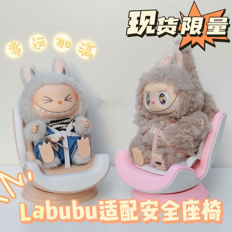 Bestselling labubu doll compatible with car seat, air vent, and air conditioner outlet - cute car accessories wholesale