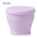 2025 new cross-border silicone macaron cup - cute & fun foldable water bottle, 180ml - promotional gift