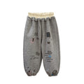 Girls' spring new arrivals: cute printed casual sweatpants, stylish and versatile joggers for baby girls, korean style trendy kids' clothing