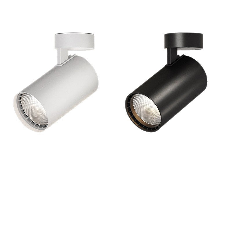 Led surface mounted spotlight - ideal for shops, clothing stores, home background walls, cob small ceiling mounted track light, focused lighting for commercial stores