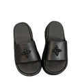 Thick soleplatform shoes slippers for women summer outwearthick sole stepping on shit feeling 2025new arrivalsummerpopular beach sandals