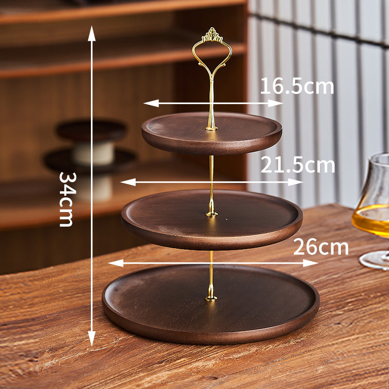 Dessert table display stand, new chinoiserie wedding cake tray, multi-layered afternoon tea snack stand, tea break table, pastry display