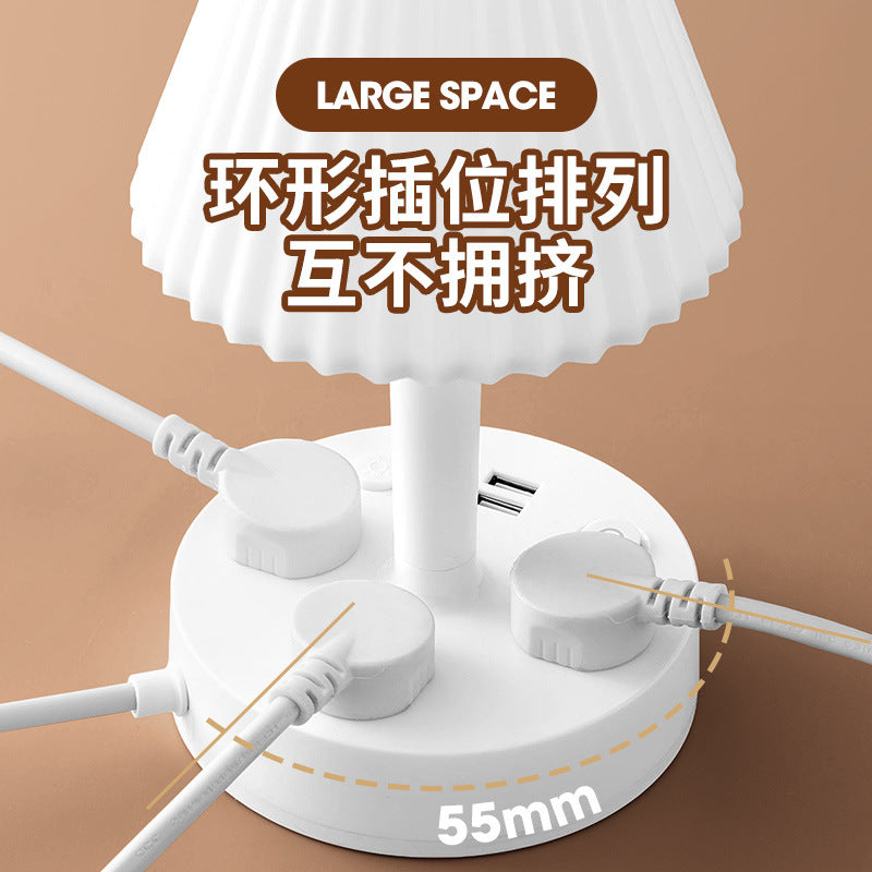 Two-pin socket table lamp, two-hole american standard wiring board, two-hole plug strip with usb, two-hole plug strip with cable, 2-pin european standard