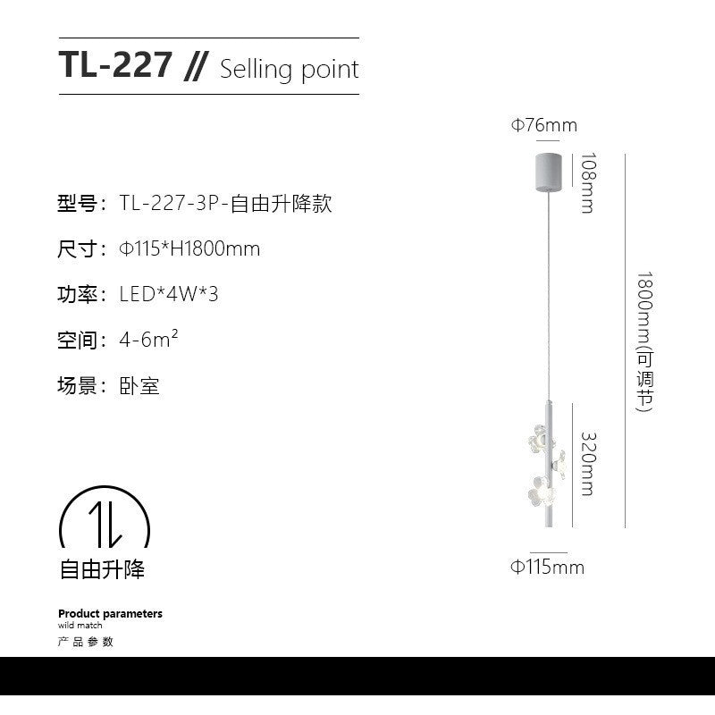 Wall lamp light luxury personality creative bedroom led bedside lamp Nordic simple modern living room TV series background wall lamp