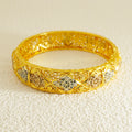 Gold, silver, rose gold middle eastern ethiopian bangle dubai women's fashion jewelry bridal wedding gift