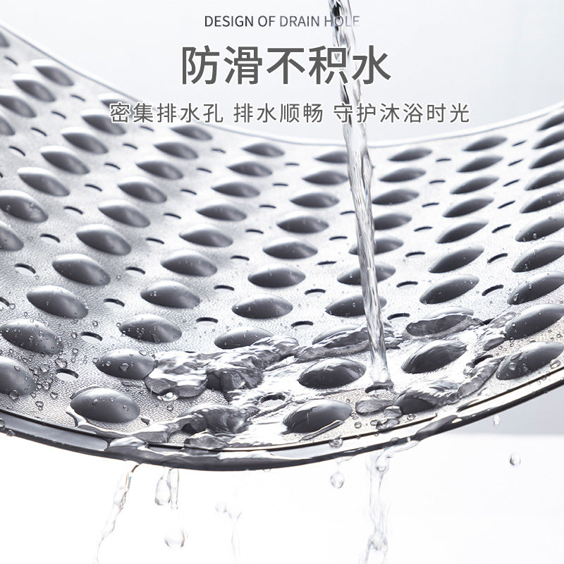 Bathroom non-slip mat, shower room, toilet, bath mat, children's anti-drop foot mat, environmentally friendly TPE massage floor mat