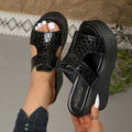summer new arrival: plus-size platform slides for women (sizes 35-43). wholesale available. dropshipping to  and
