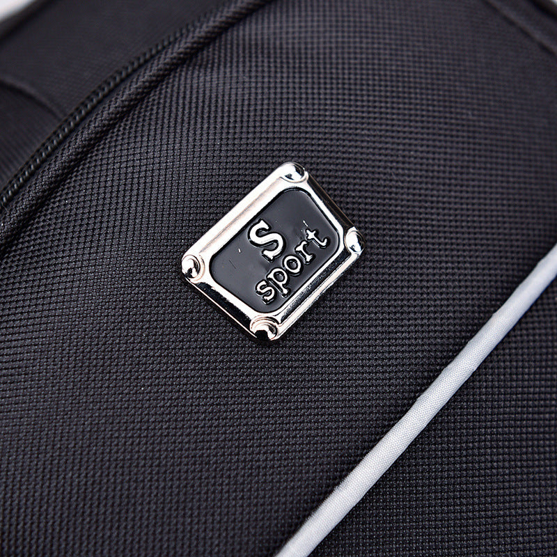 Reflective strip high-quality schoolbag custom logo college student backpack large capacity business leisure computer bag 16 inches