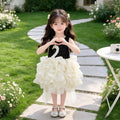 Girls' princess dress - new  summer collection - birthday outfit for little girls - stylish dress for baby girls' first birthday - cotton