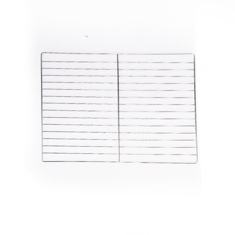 Bbq grill mesh stainless steel rectangular square grid iron grate outdoor bbq supplies oven accessories wholesale portable