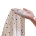 Rainbow candy bean yarn linen curtain kids window screen bedroom cartoon kids daughter room curtain yarn shaoxing keqiao yarn