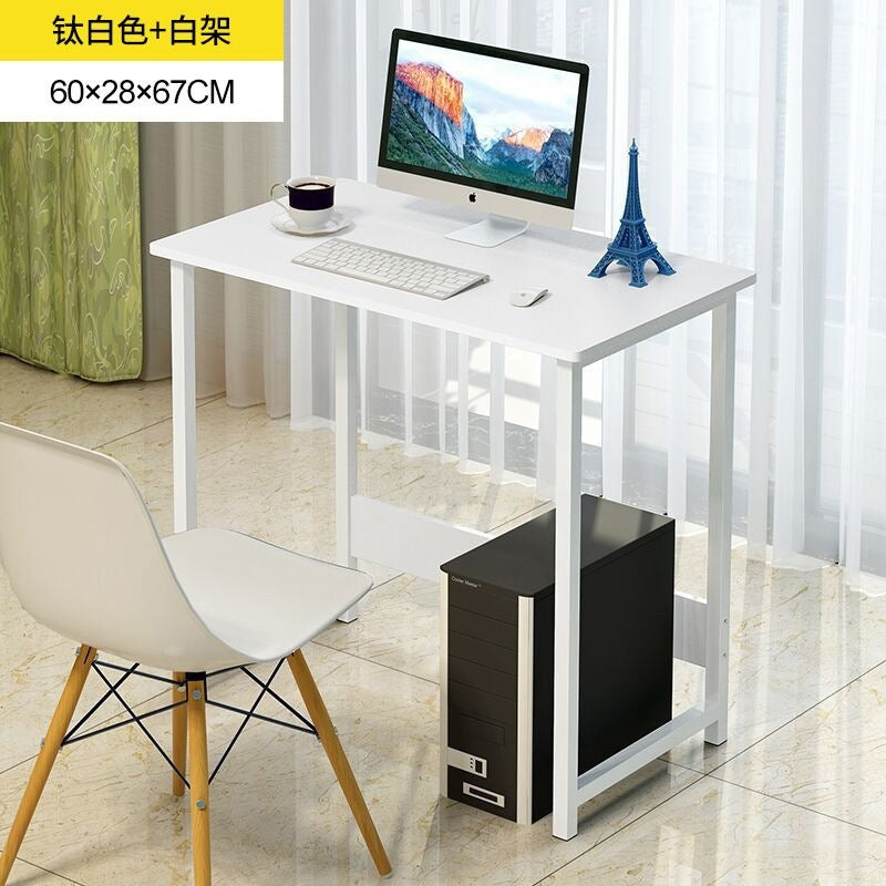 Computer desk bedroom home simple desk student study table direct sales rectangular white desktop office desk