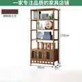 New chinoiserie bogu rack non-solid wood tea cabinet rack living room storage rack multi-layer display rack tea rack rack bamboo