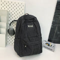 Denim backpack - in-stock, trendy style for men and women, matching couple design, fresh and simple denim student backpack