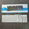 Lingsha t750 mechanical feel keyboard & mouse combo - wired metal keycap set for gaming, office, and desktop use
