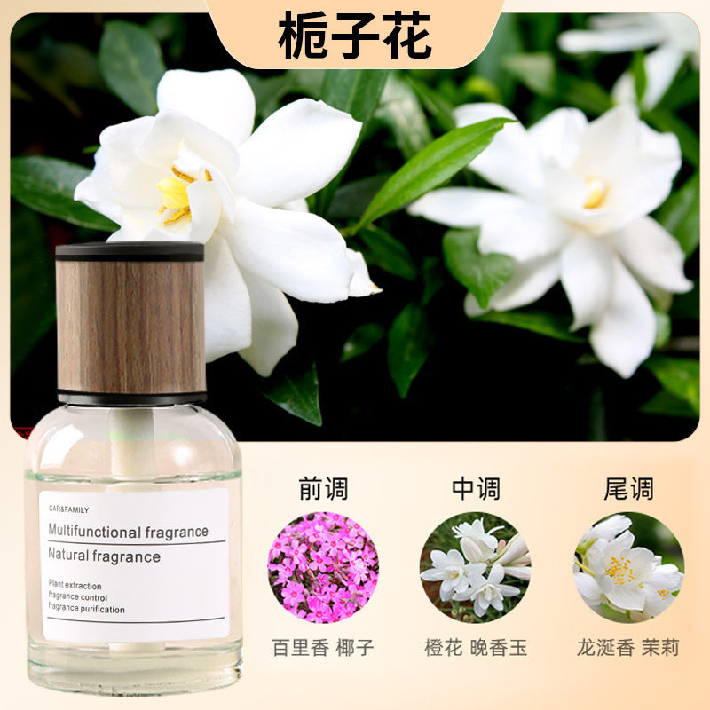 Gardenia car air freshener, car perfume, long-lasting fragrance, odor eliminator for cars, men's jasmine scent