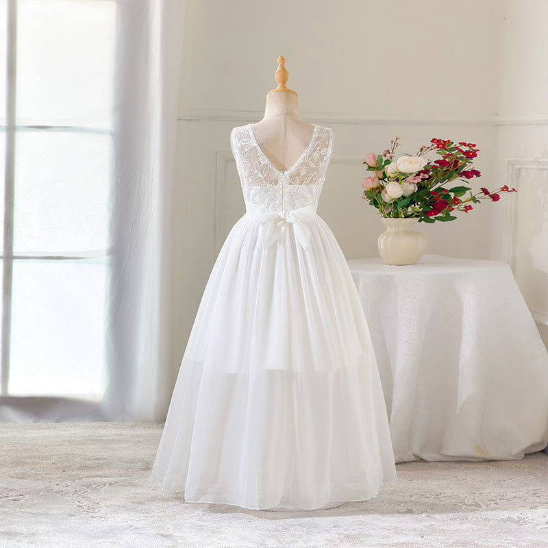 fashion style girldress holiday style white chiffon fashion long skirt summernew arrivalfrench style