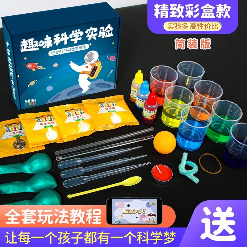 Kids' science experiment kit - fun physics & chemistry diy set for elementary school & kindergarten - perfect back-to-school gift!