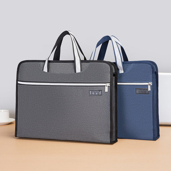 Yiyunchen briefcase handbag file bag a4 file bag zipper information bag briefcase custom logo
