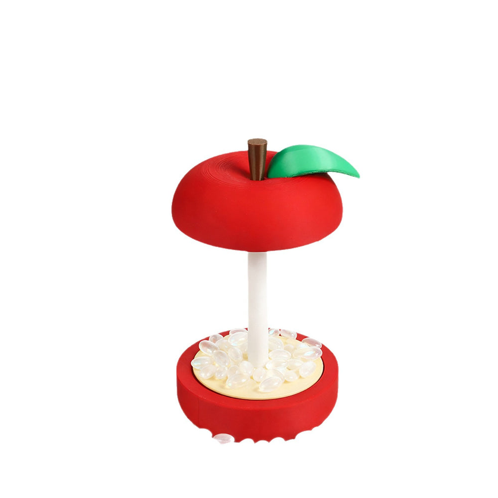 3d printed cartoon apple yarn spool double single axis home portable yarn rotating shaft holder tool