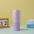 Wholesale new arrival cartoon 30oz insulated tumbler - portable, large capacity, straw cup, stainless steel car cup for outdoor use