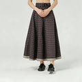 Fashion   skirt long african women's a-line tie back waist slimming look wax cloth large swing skirt