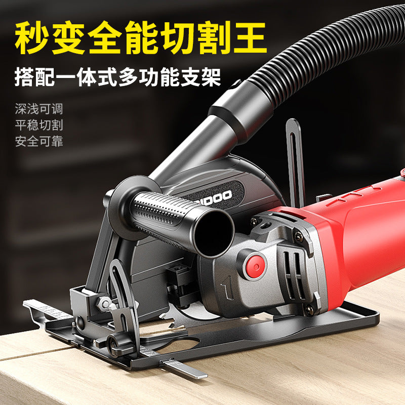 Airidun Multifunctional Angle Grinder Long Tail 5 Meters Noodles Grinder Grinder Bracket Polishing Machine Cutting Machine Household