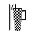 New 40oz fourth generation handle ice tumbler, 304 stainless steel vacuum insulated mug, portable outdoor car cup