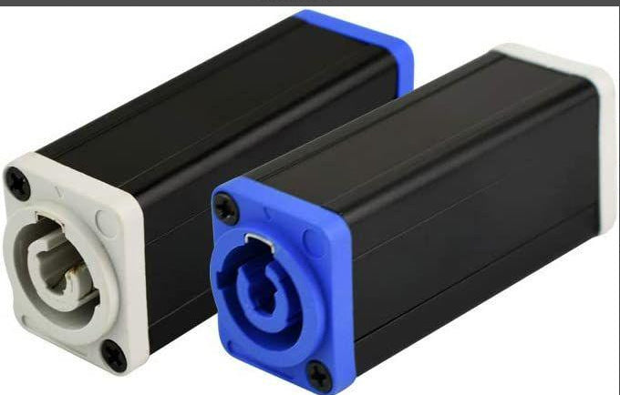 Three-core LED power supply joint beam of lighting light power conversion head, stage lighting power supply extension cable connector through