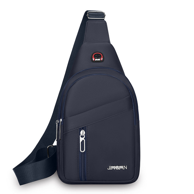 Cross-border fashion breast bag men's Oxford casual shoulder bag diagonal span new backpack trendy waist bag crossbody bag wholesale none