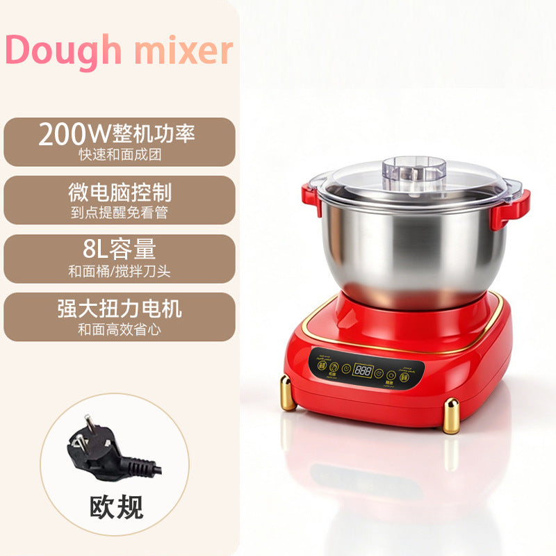 Electric dough mixer for homesmall dough kneading machine large capacity chef machine baking steamed bun machine new arrival automatic dough making machine