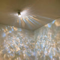 Popular surface-mounted water ripple spotlight, concealed water pattern wall washer, adjustable angle aisle light, embedded ambient light