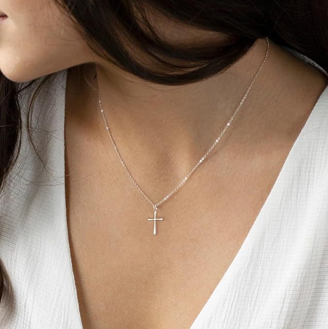Amazon cross-border personalized women's cross necklace - exquisite and delicate chain jewelry - choker necklace - perfect gift for her