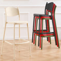 Outdoor bar chair scandinavian net red bar chair thickened plastic high chair bar stool for homecasual high stool