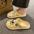 Summer clogs for women, high-end 2024 new style, cute beach sandals for outdoor wear, non-slip flat sandals