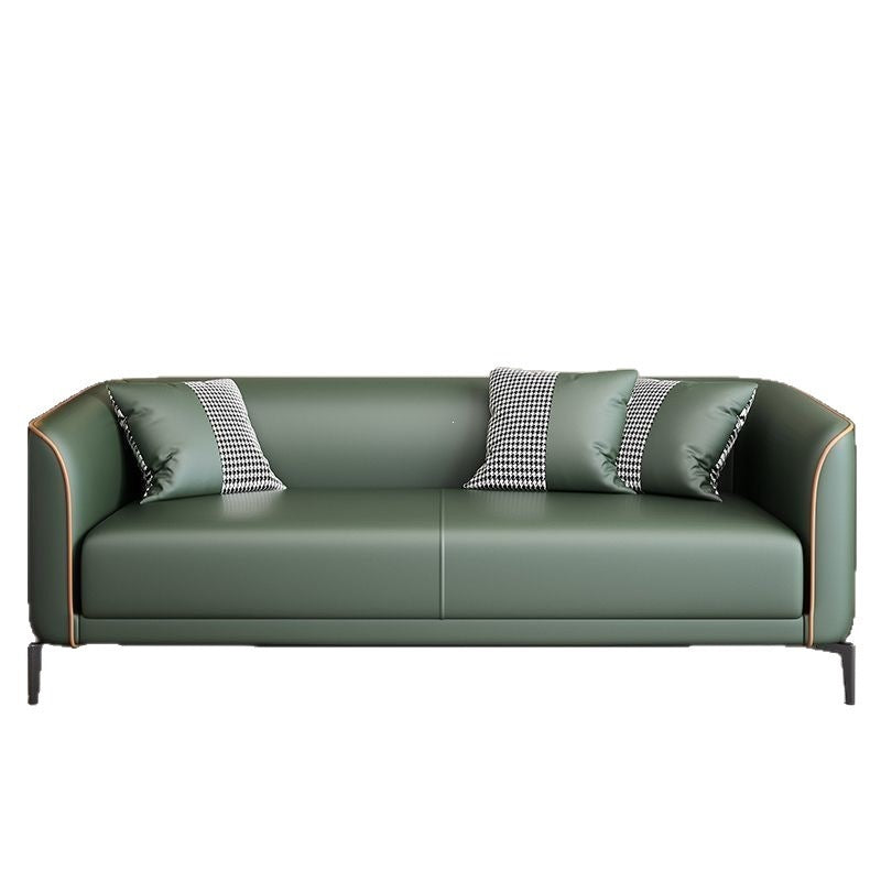 Sofa small apartment rental house living room casual modern apartment durable cat scratch leather sofa double three-person small sofa