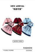 girls' skirt set: pink tank dress with long-sleeved jacket, autumn outfit for girls, two-piece children's set