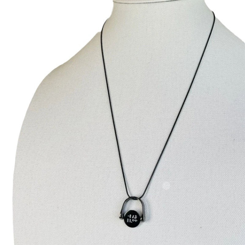 European and american export new arrival rotating ring, european and american creative design rotating polished ring necklace exquisite jewelry