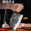 Longquan kitchen knife for home knife kitchen forged cutting dual-purpose round head sharp bone chopping knife commercial fish killing knife stainless steel