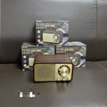 Jy66 wooden speaker - retro style bluetooth speaker with outdoor radio, card & usb drive support (default model - no battery)